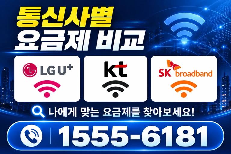 영주시 문수면 월호리 통신사별 요금제 비교